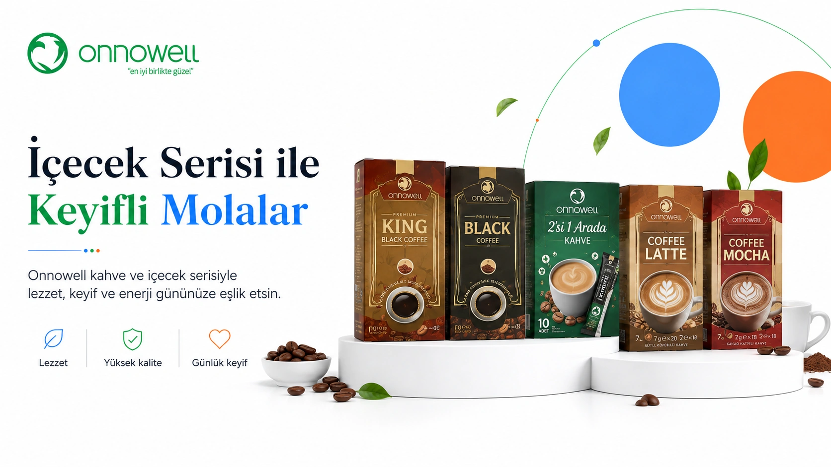 ONNOWELL kahve serisiyle keyifli molalar