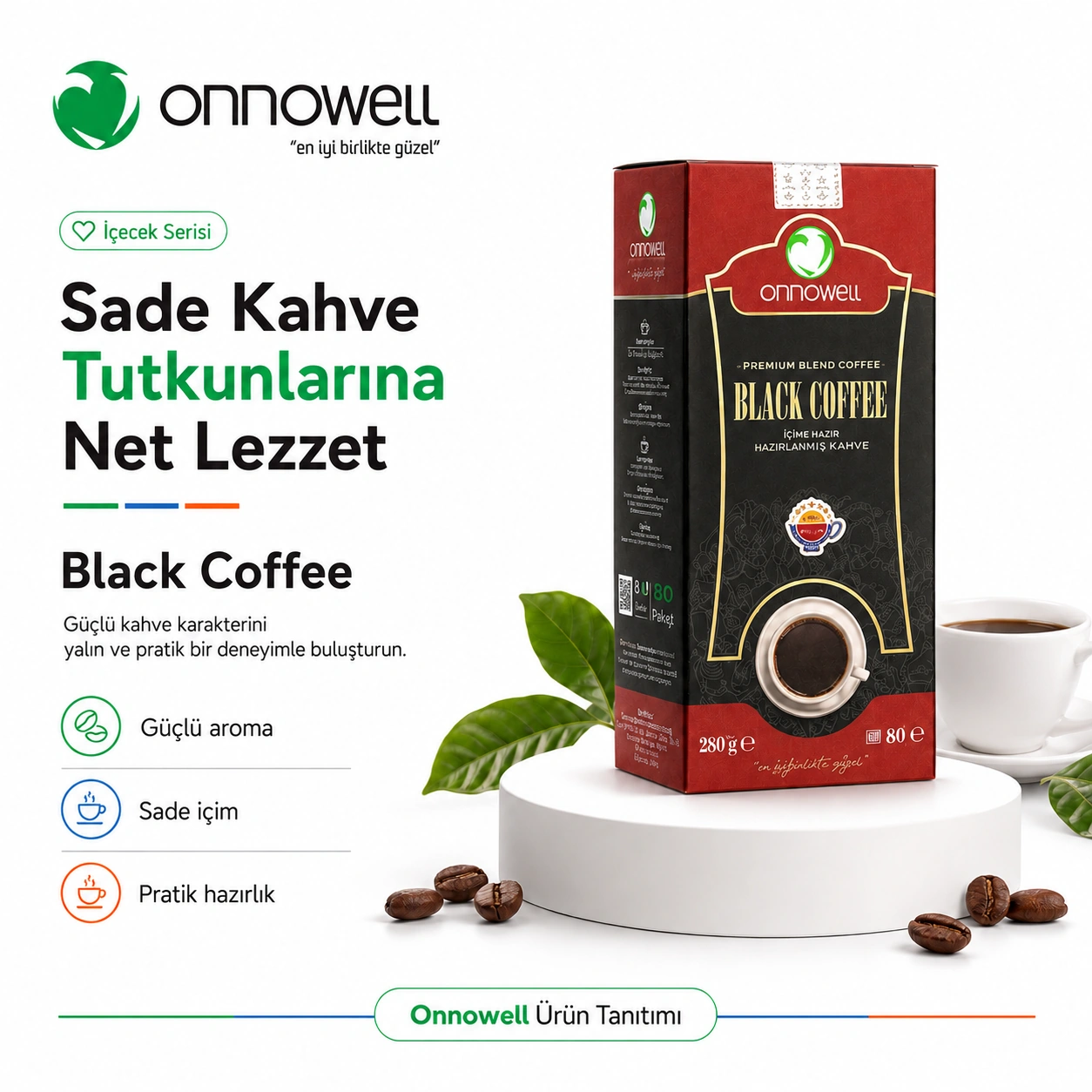 ONNOWELL black coffee ürün