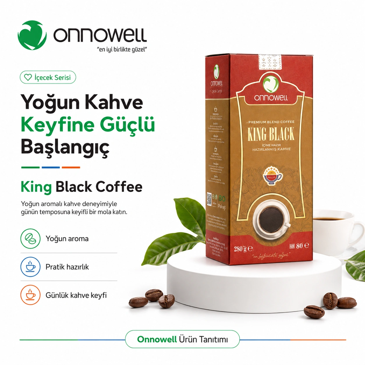 Premium King Black Kahve